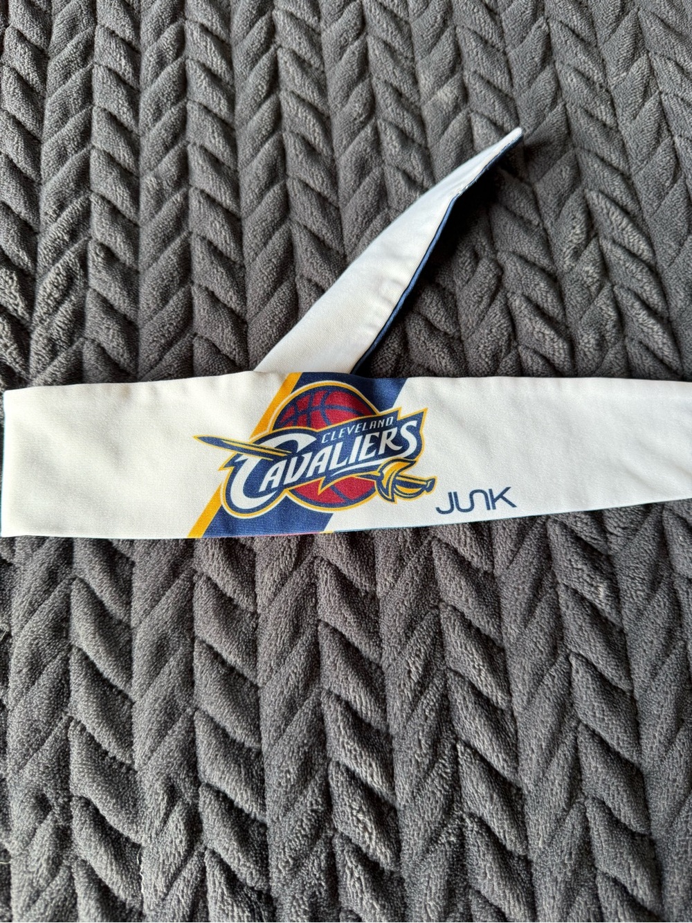 Cleveland Cavaliers White Performance Headband by Junk